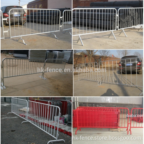 Powder coated or galvanized pipe crowd control barrier for large outdoor event,factory customize road barrier,traffic barrier